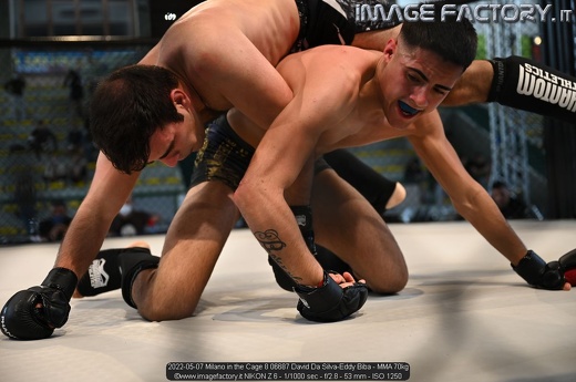 2022-05-07 Milano in the Cage 8 06687 David Da Silva-Eddy Biba - MMA 70kg